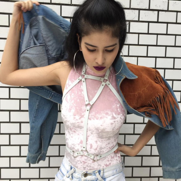 Why Are You Staring Leather Harness