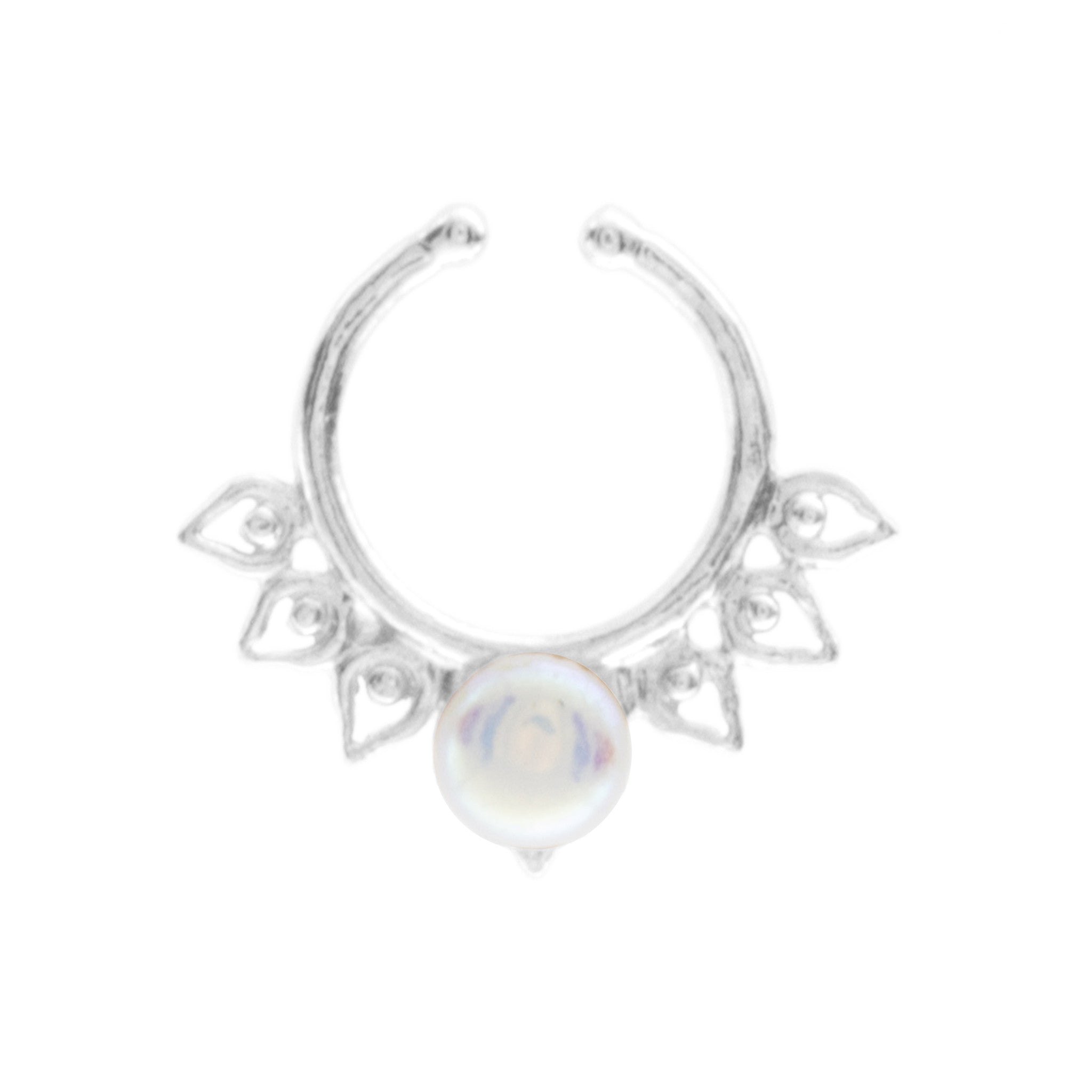 Pearl Aurora Septum Clip