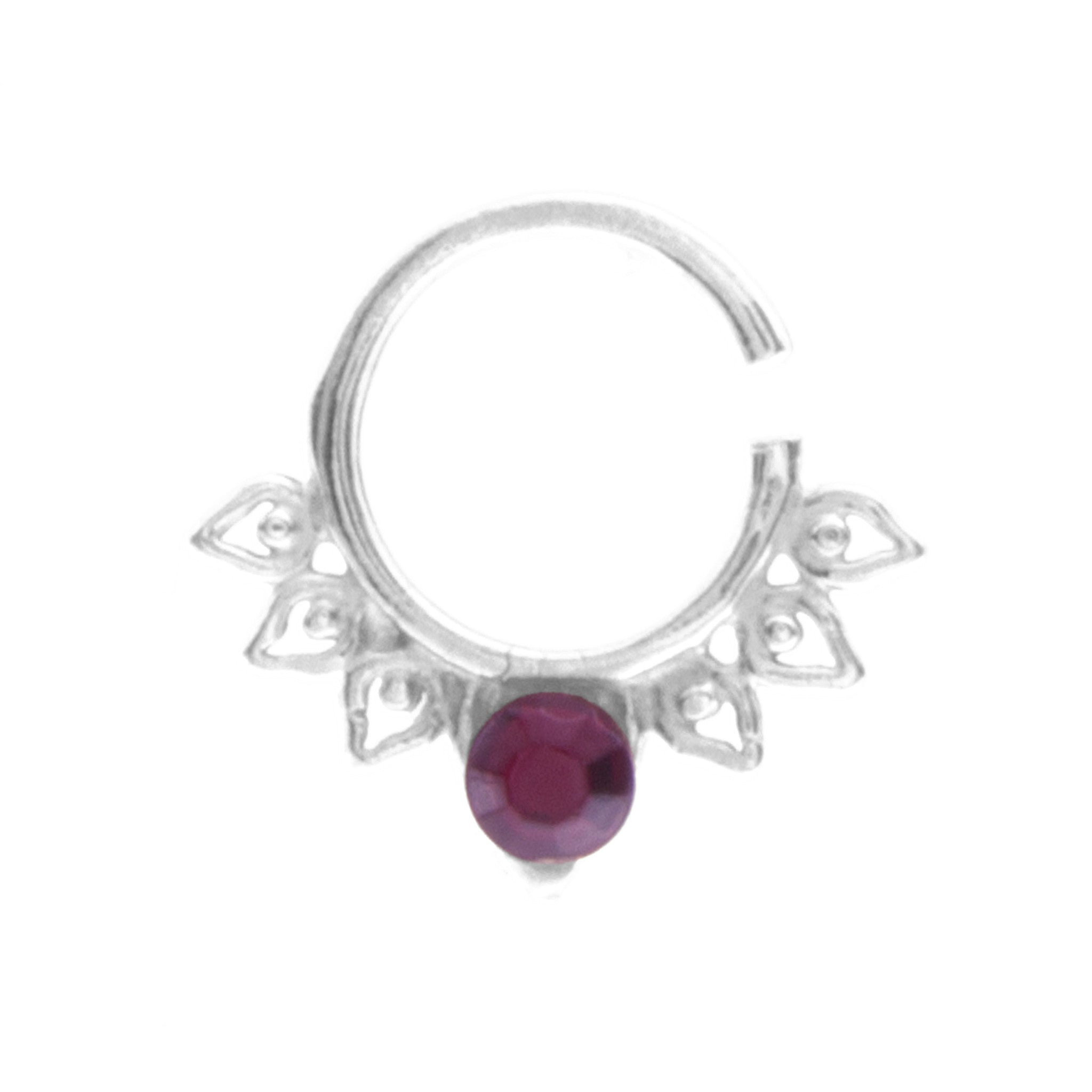 Garnet Jewel Aurora Ring