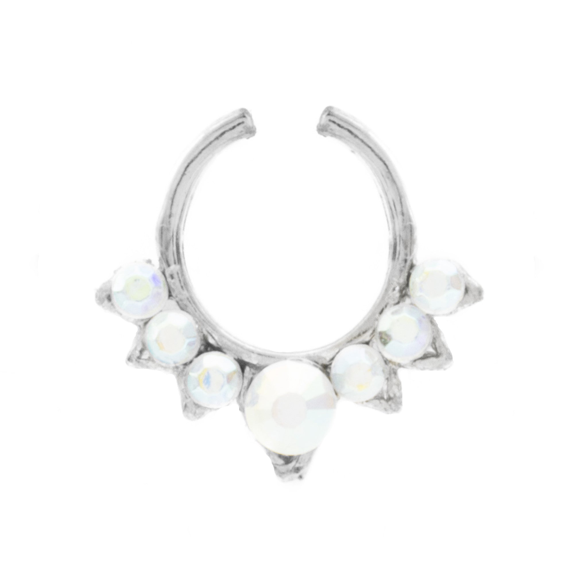 Fancy Rainbow Jewel Aurora Clip