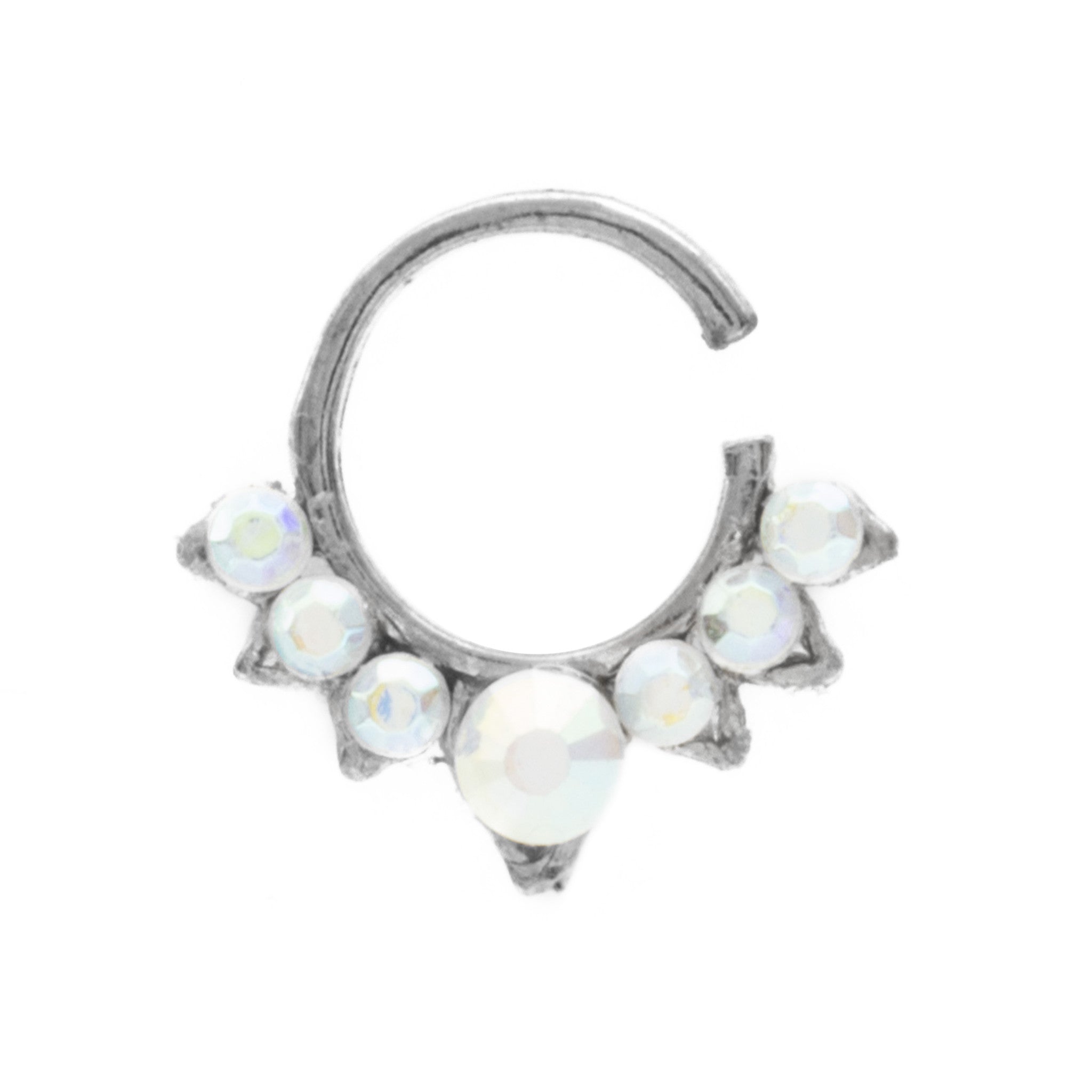 Fancy Rainbow Jewel Aurora Ring