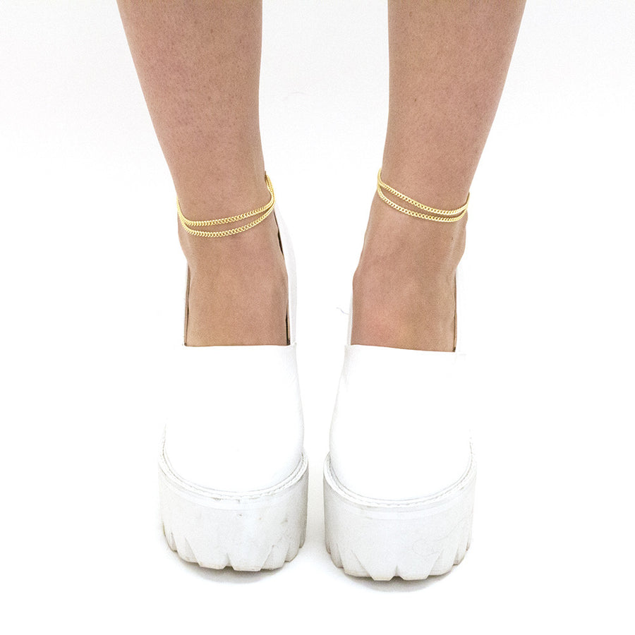 Double Chain Anklet