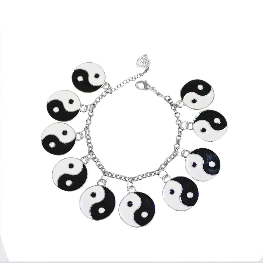 Yin Yang Charm Bracelet