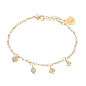 Vintage Louis Vuitton 18 Karat Gold Charm Bracelet For Sale at 1stDibs  lv  gold charm bracelet, lv heart bracelet, louis vuitton charm bracelet price