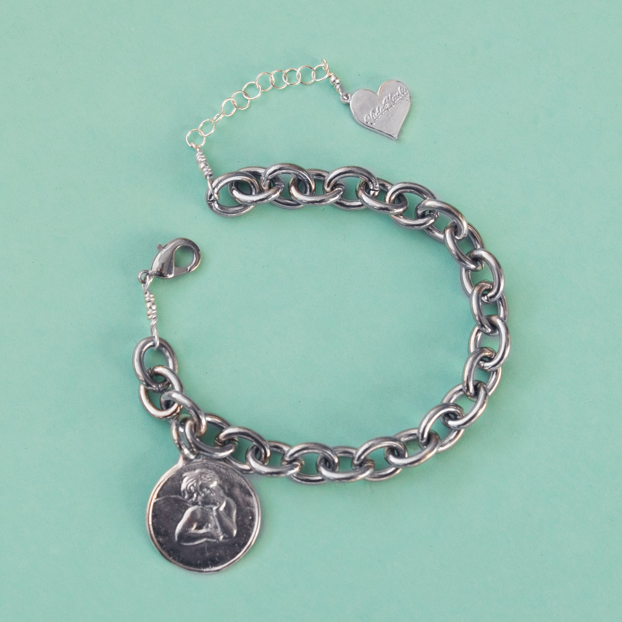 Angel Face Charm Bracelet