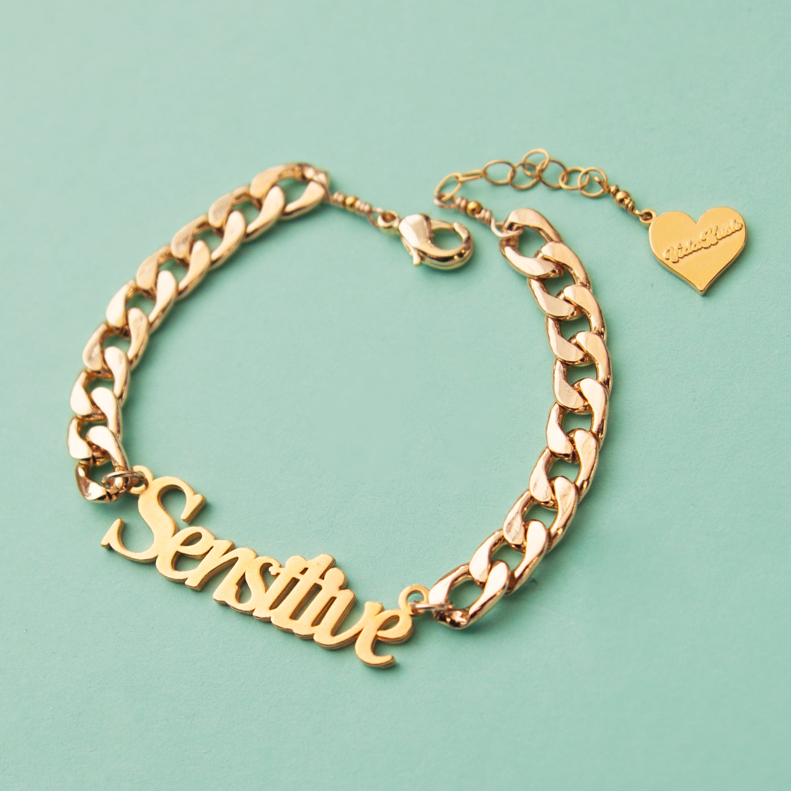 Sensitive Nameplate Bracelet