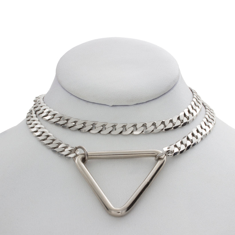 Open Triangle Pocket Chain
