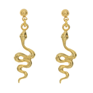 Serpent Charm Earrings