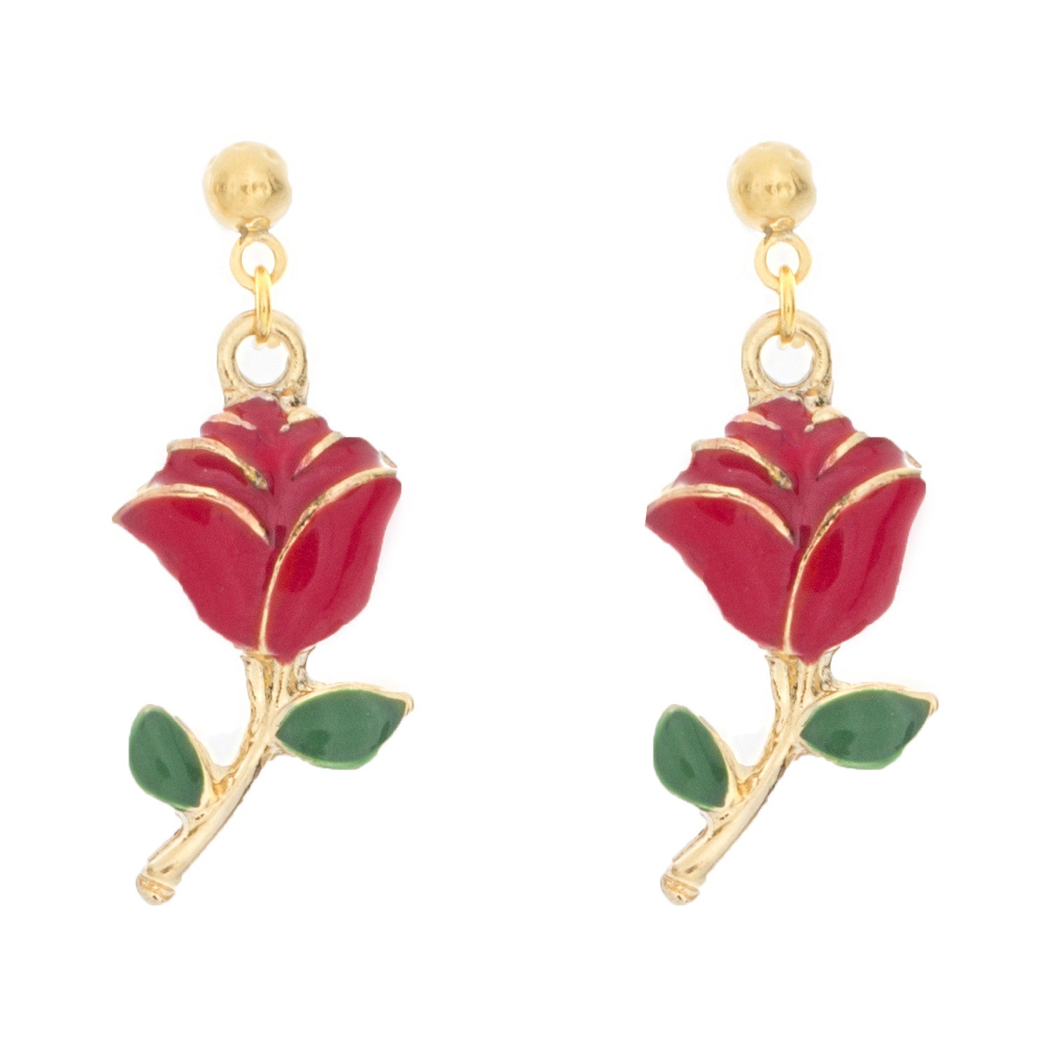 Holy Rose Stud Earrings