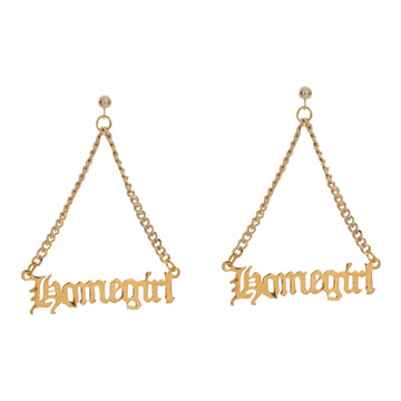 Homegirl Nameplate Earrings