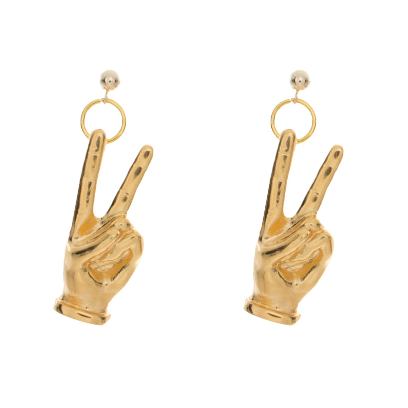 Peace Sign Earrings