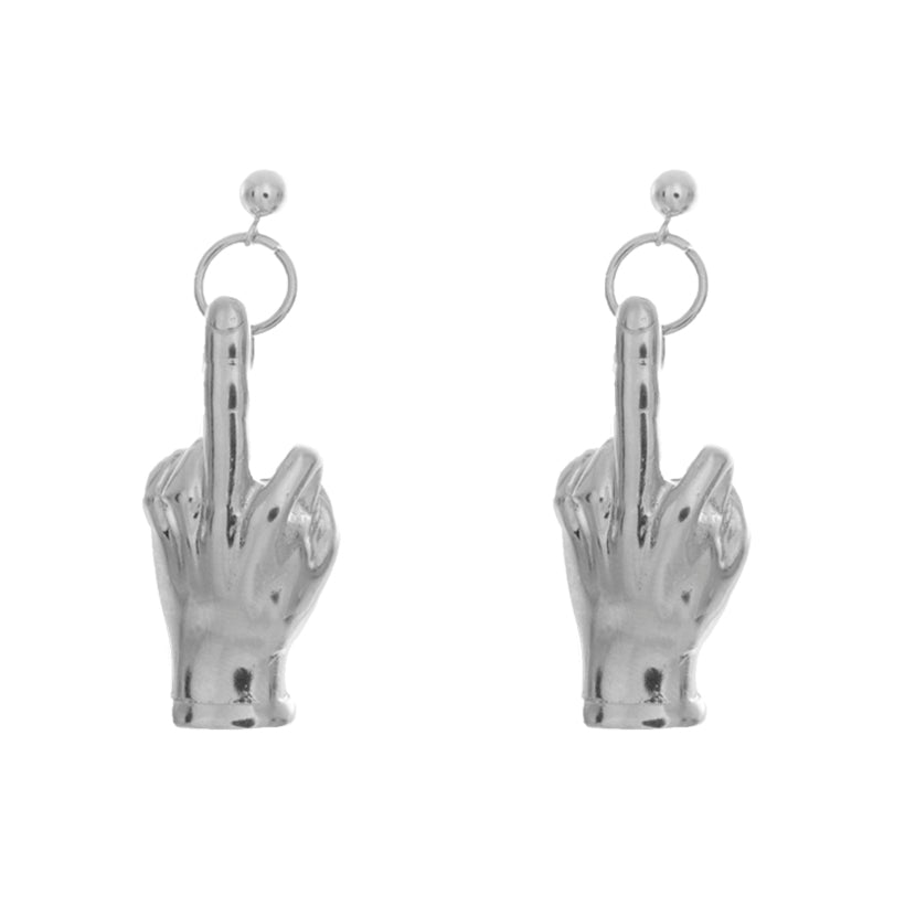 Middle Finger Earrings