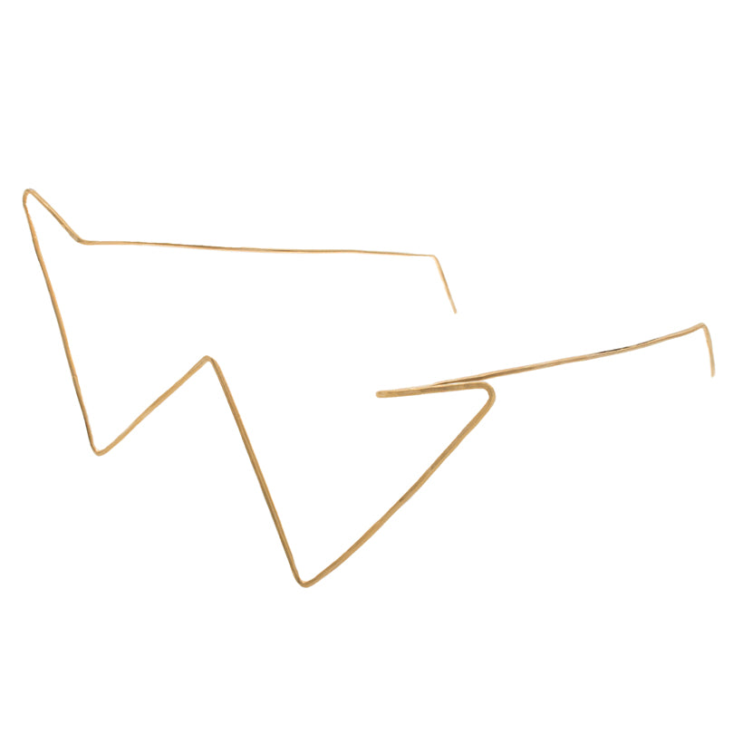 Minimal Arrow Wire Glasses