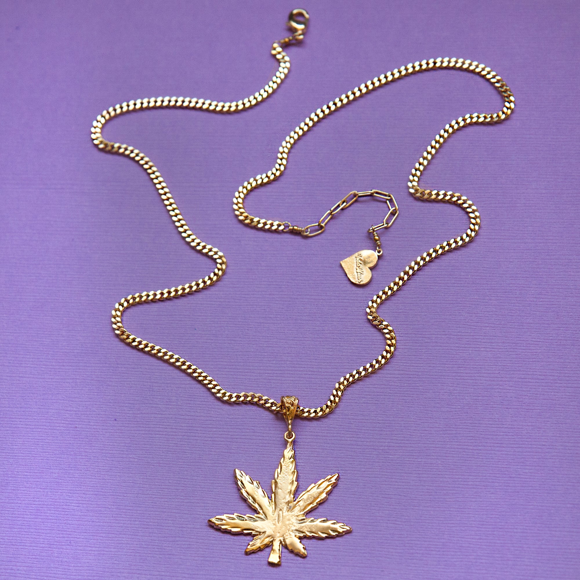 Diamond Cut Mary Jane Necklace
