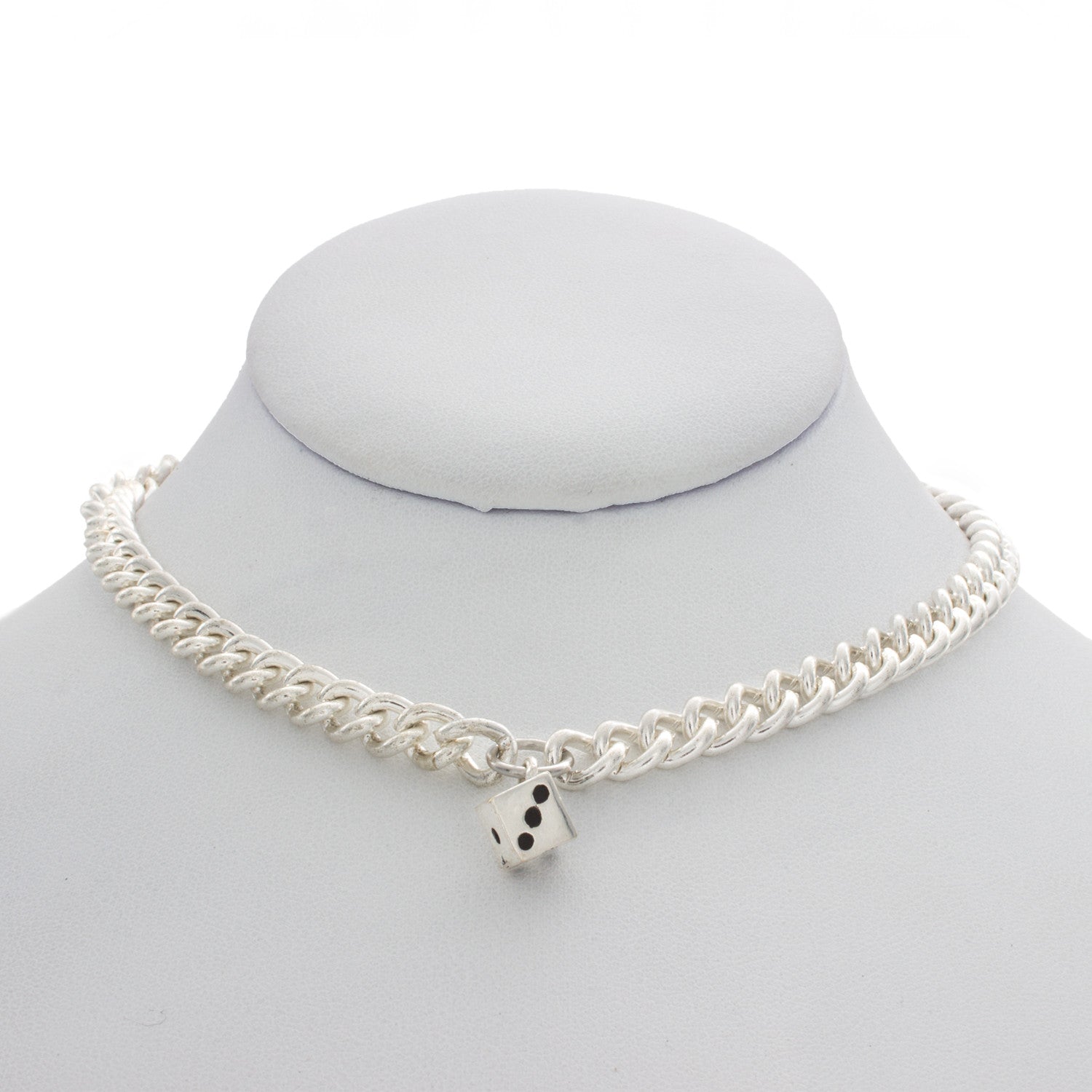 Dice Charm Ring Choker