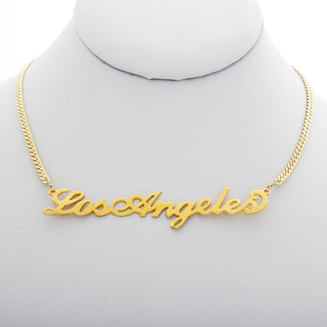 Los Angeles Nameplate Necklace
