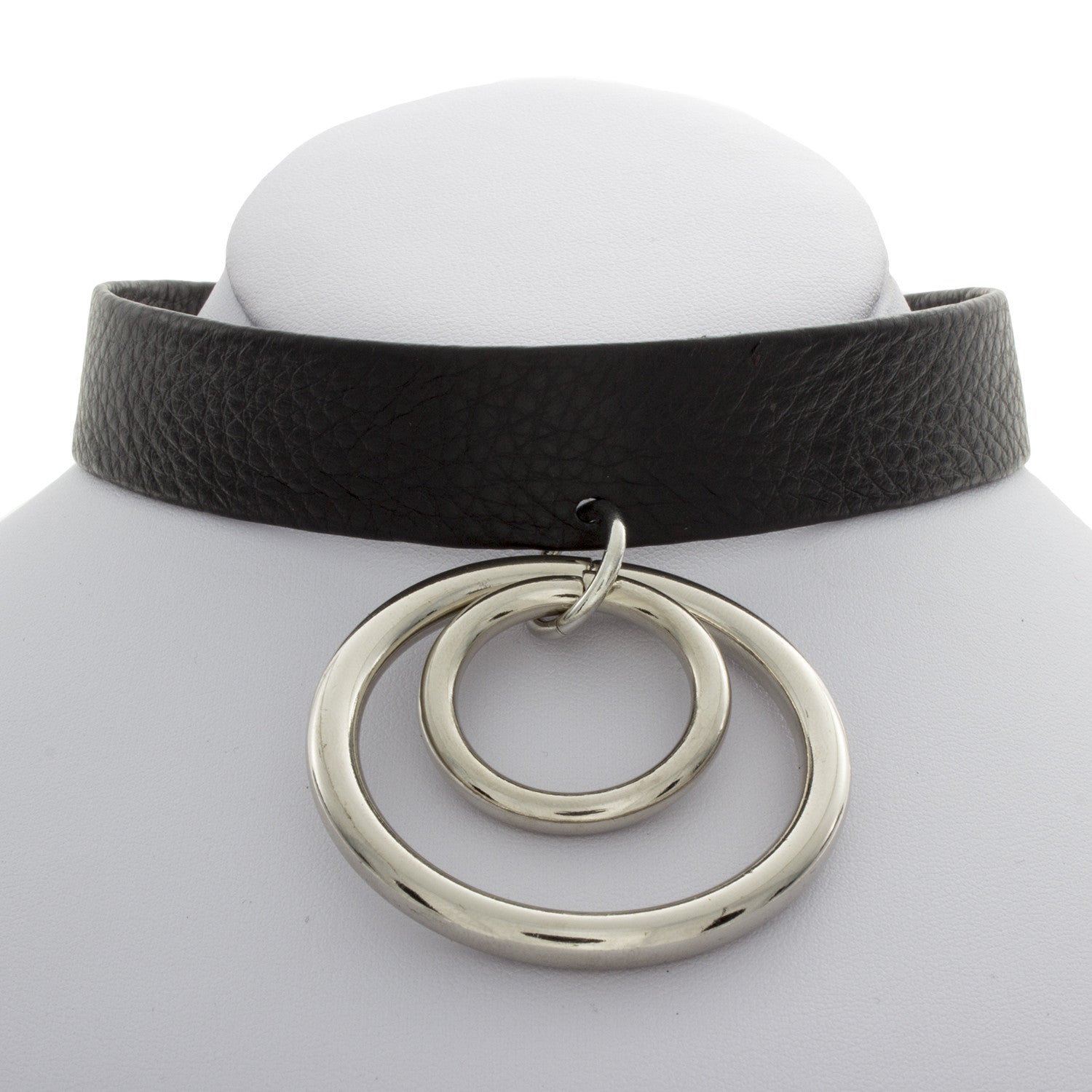 Double Leather O Choker
