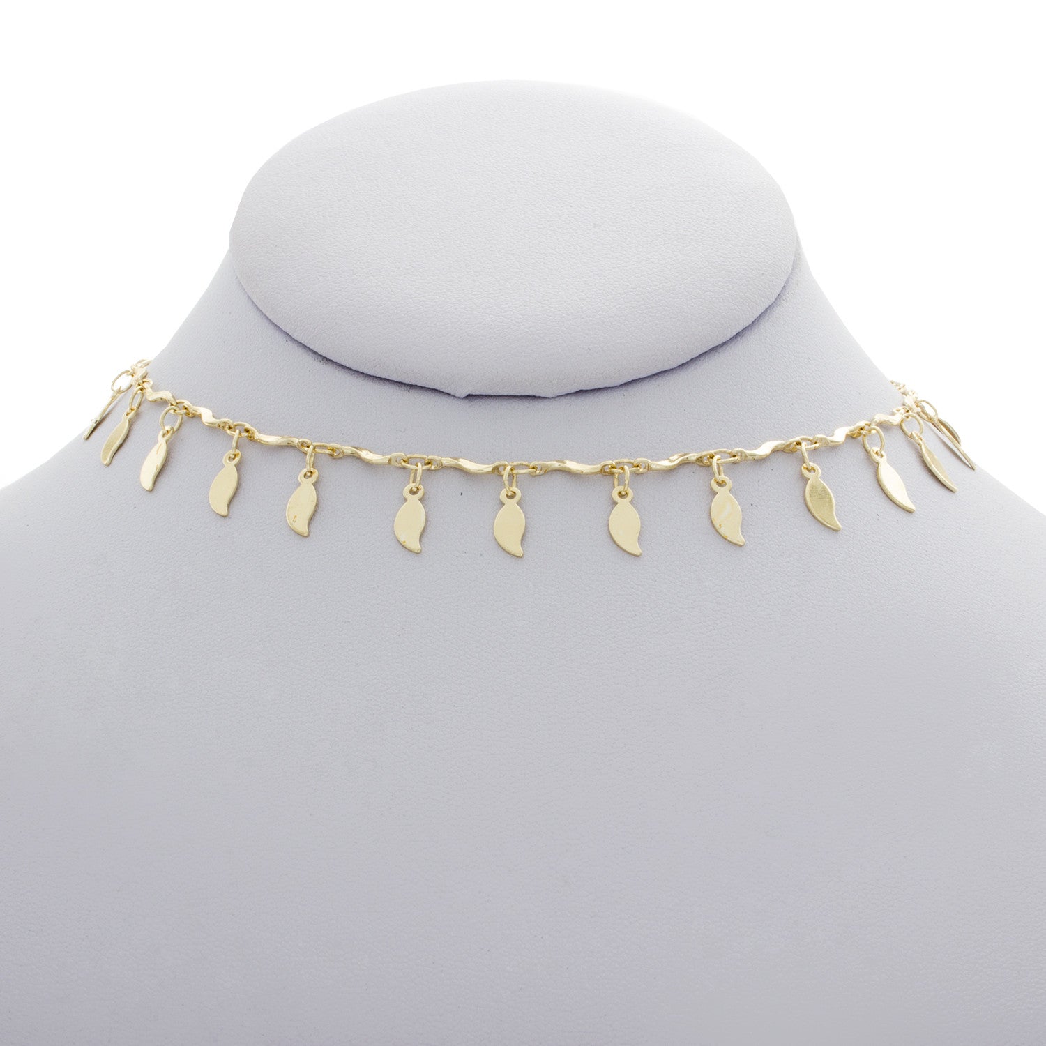 Leafy Chain Choker