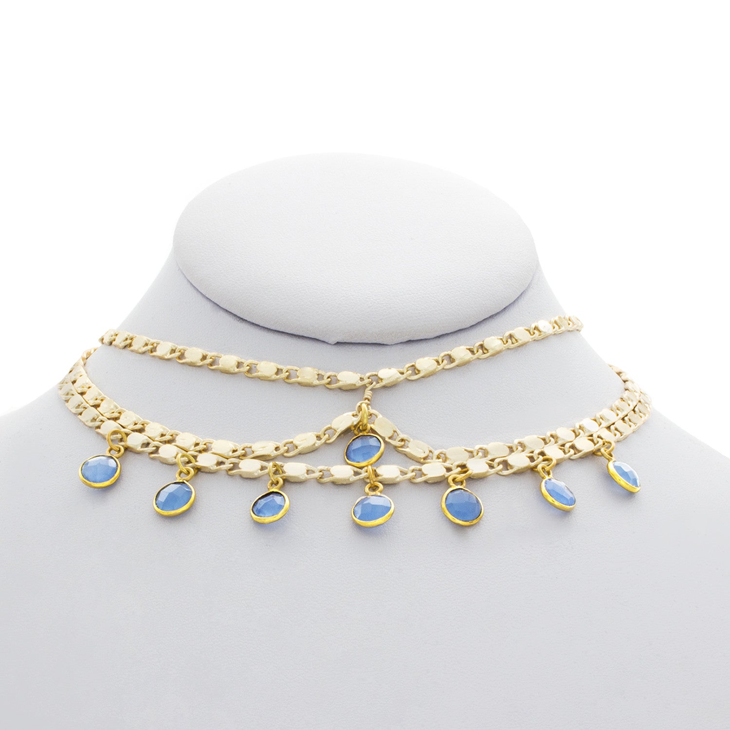 Gemstone Drop Choker