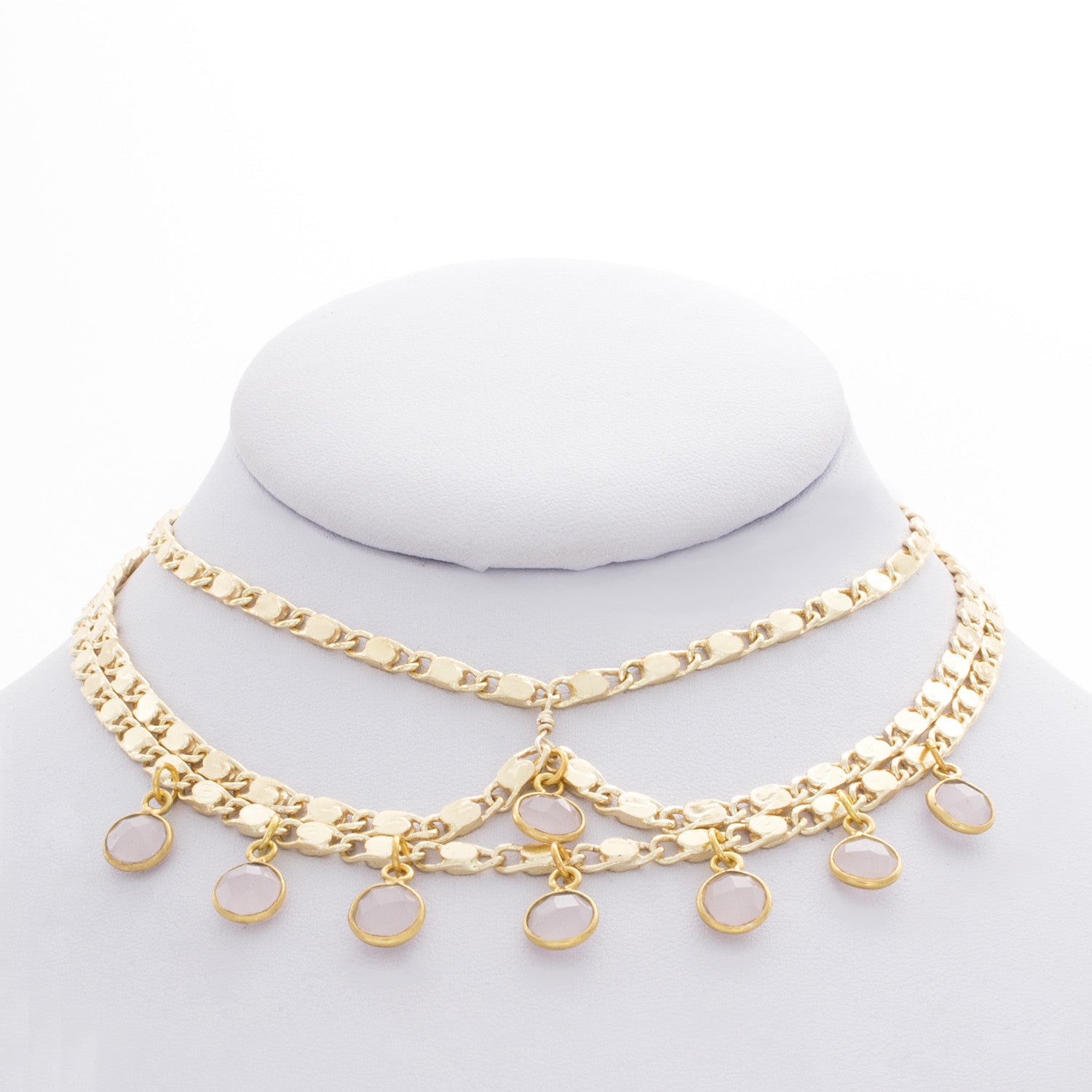 Gemstone Drop Choker