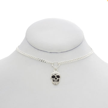Skull Charm Ring Necklace