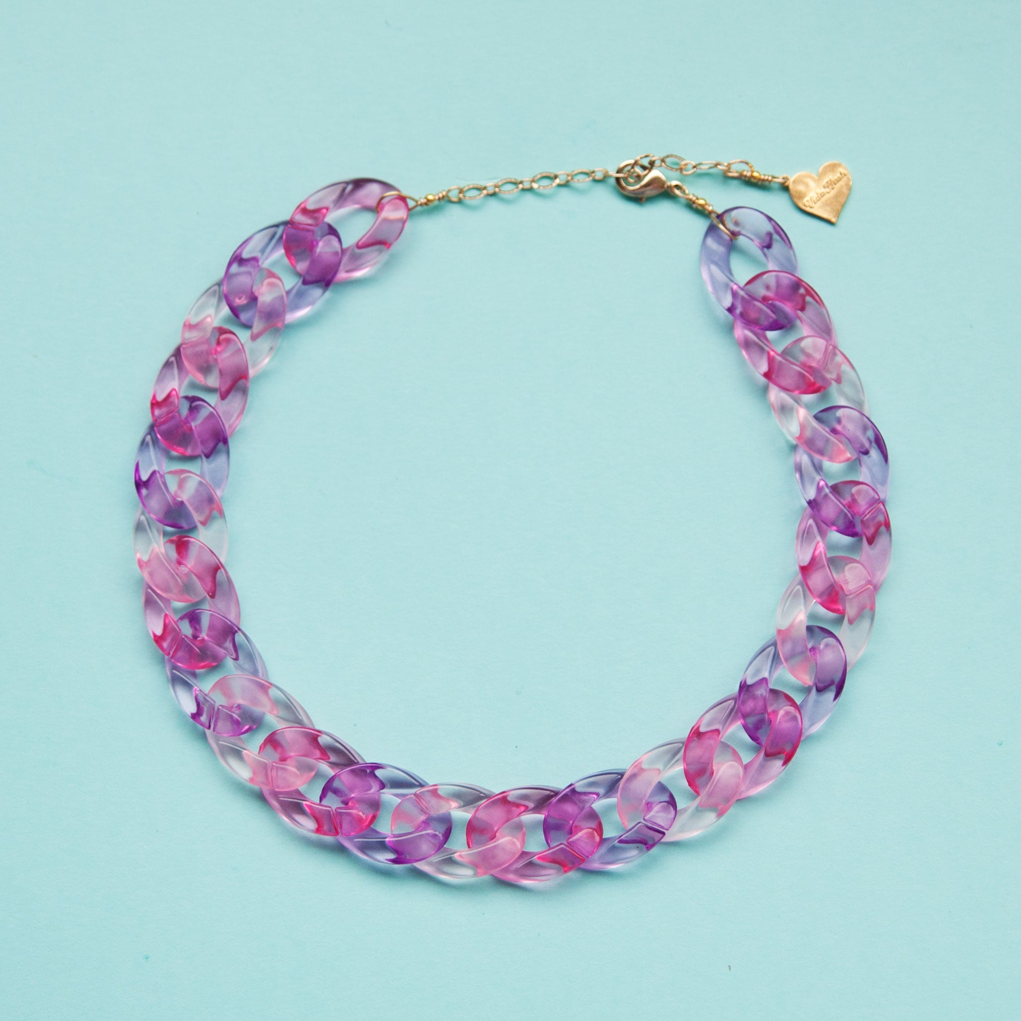 Purple Acrylic Choker