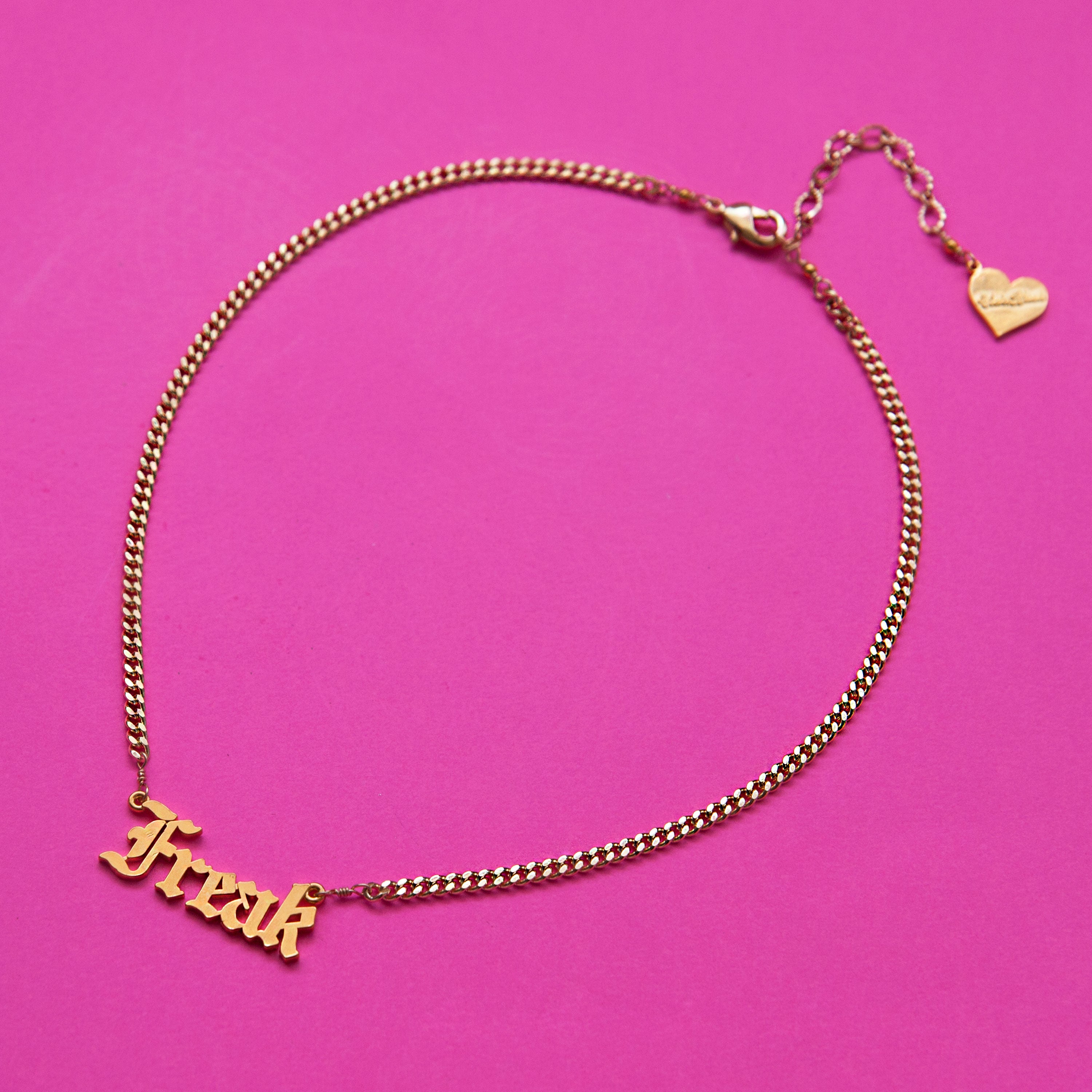 Freak Nameplate Necklace
