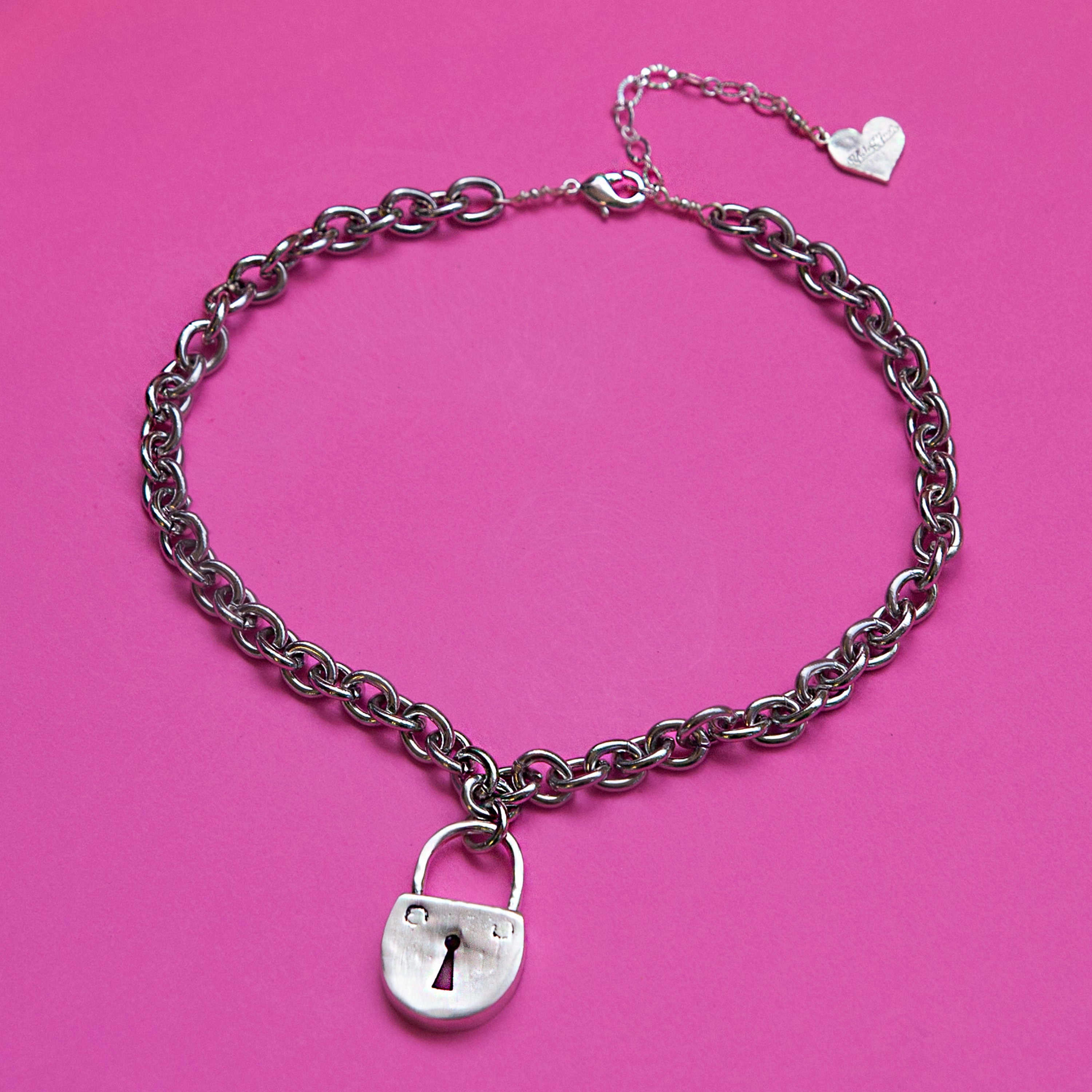 Lock You Down Chain Necklace