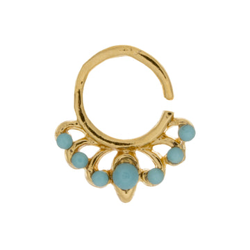 Jeweled Turquoise Europa Ring