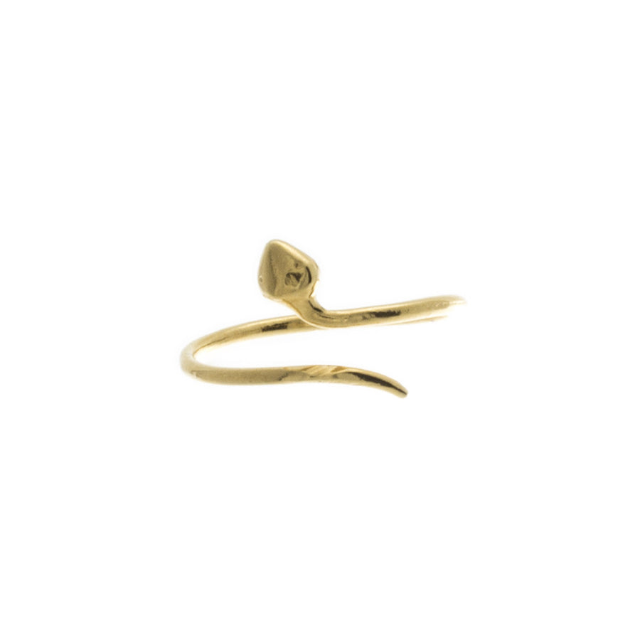 Thin Snake Knuckle Ring