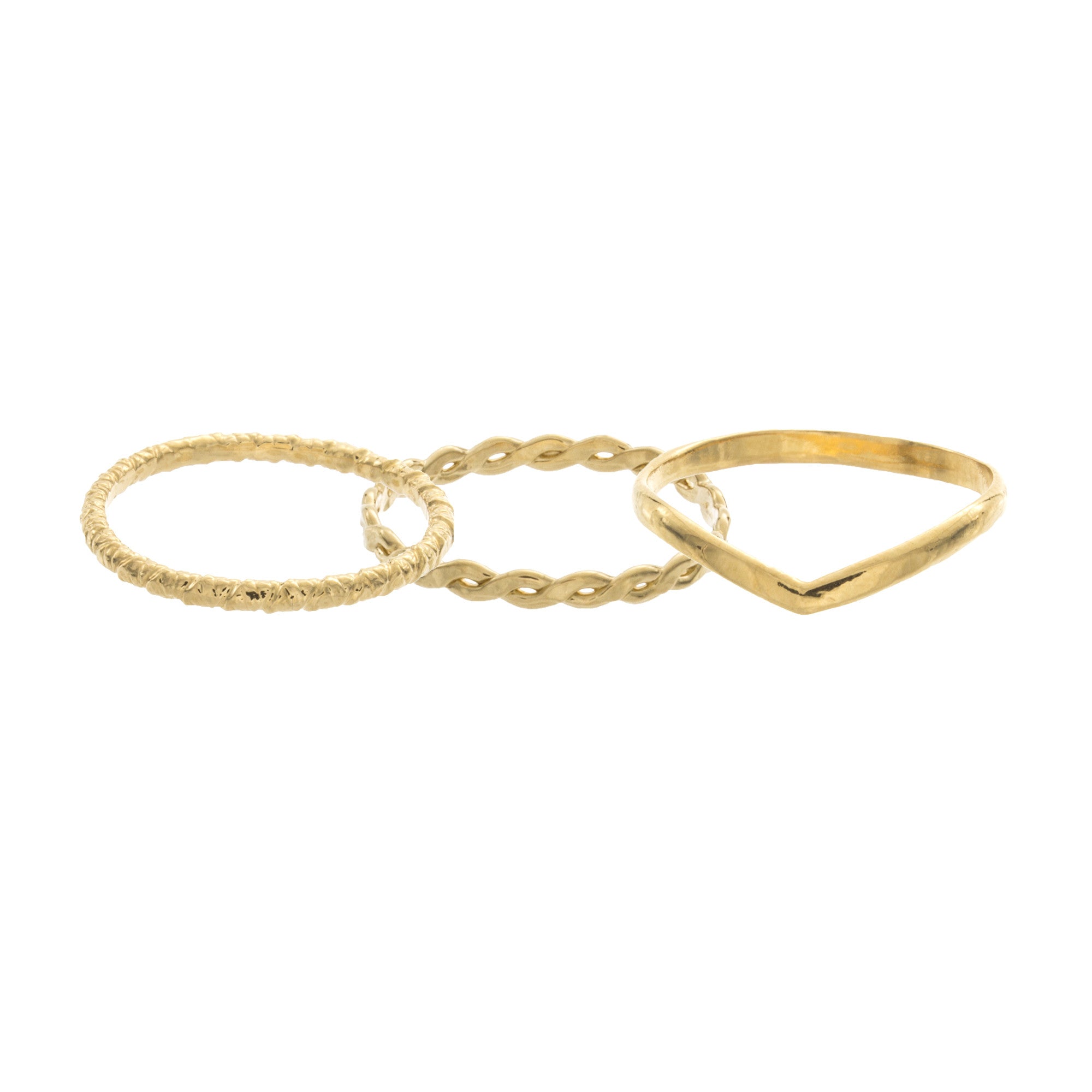 Princess Stackable Knuckle Ring Set