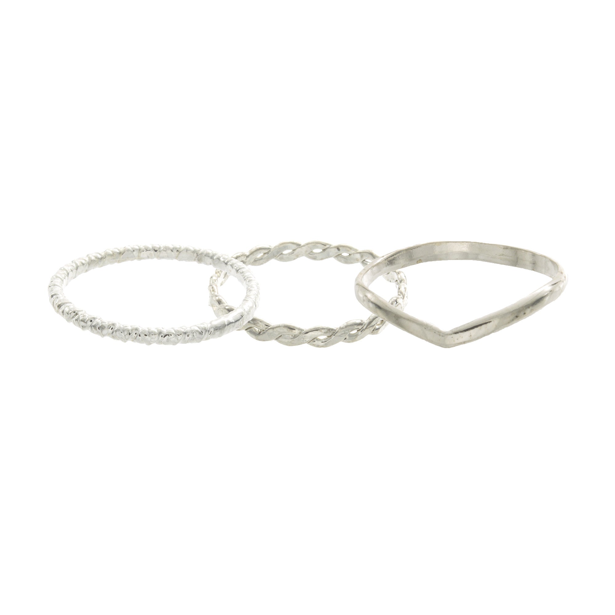 Princess Stackable Knuckle Ring Set
