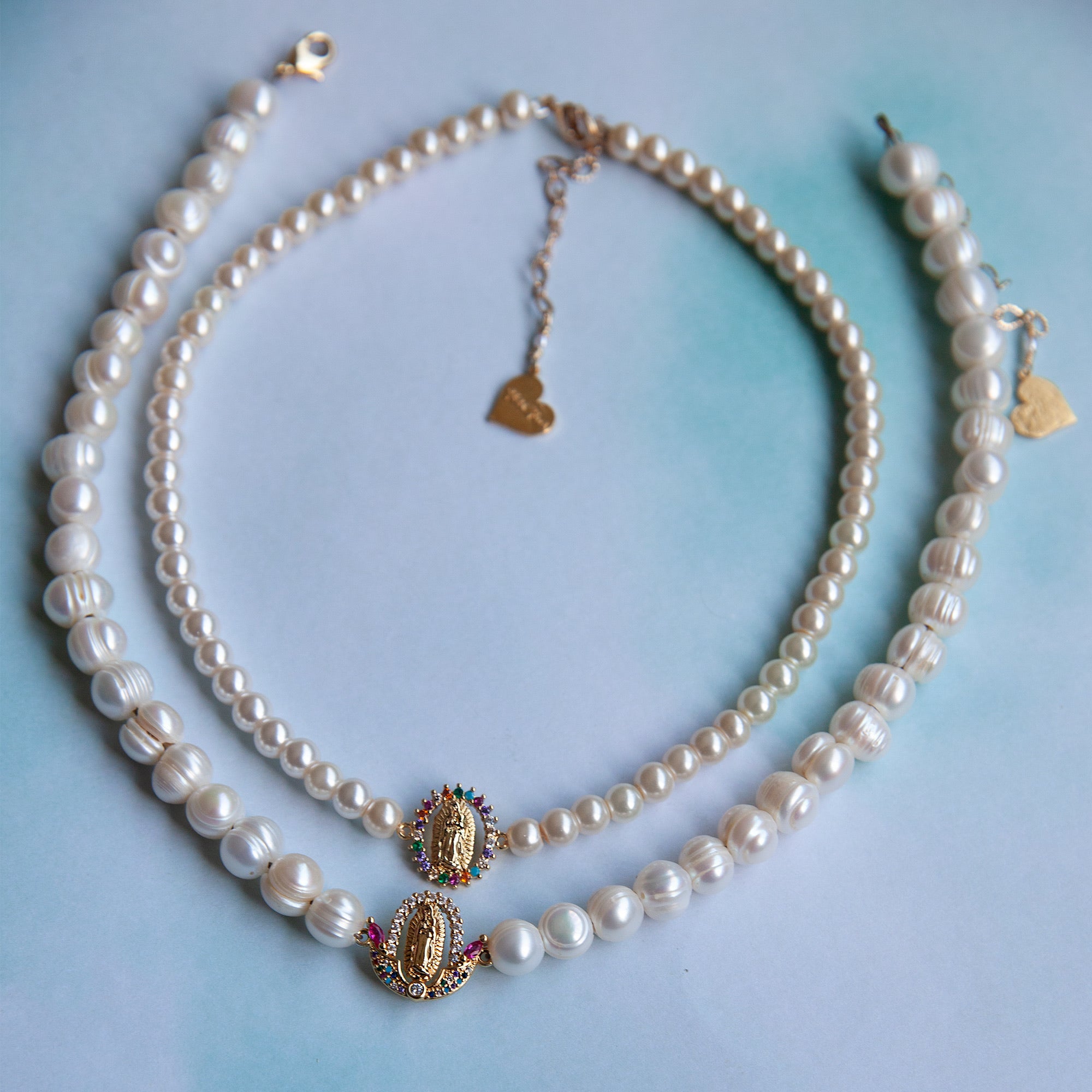 La Virgen Ruby Pearl Necklace