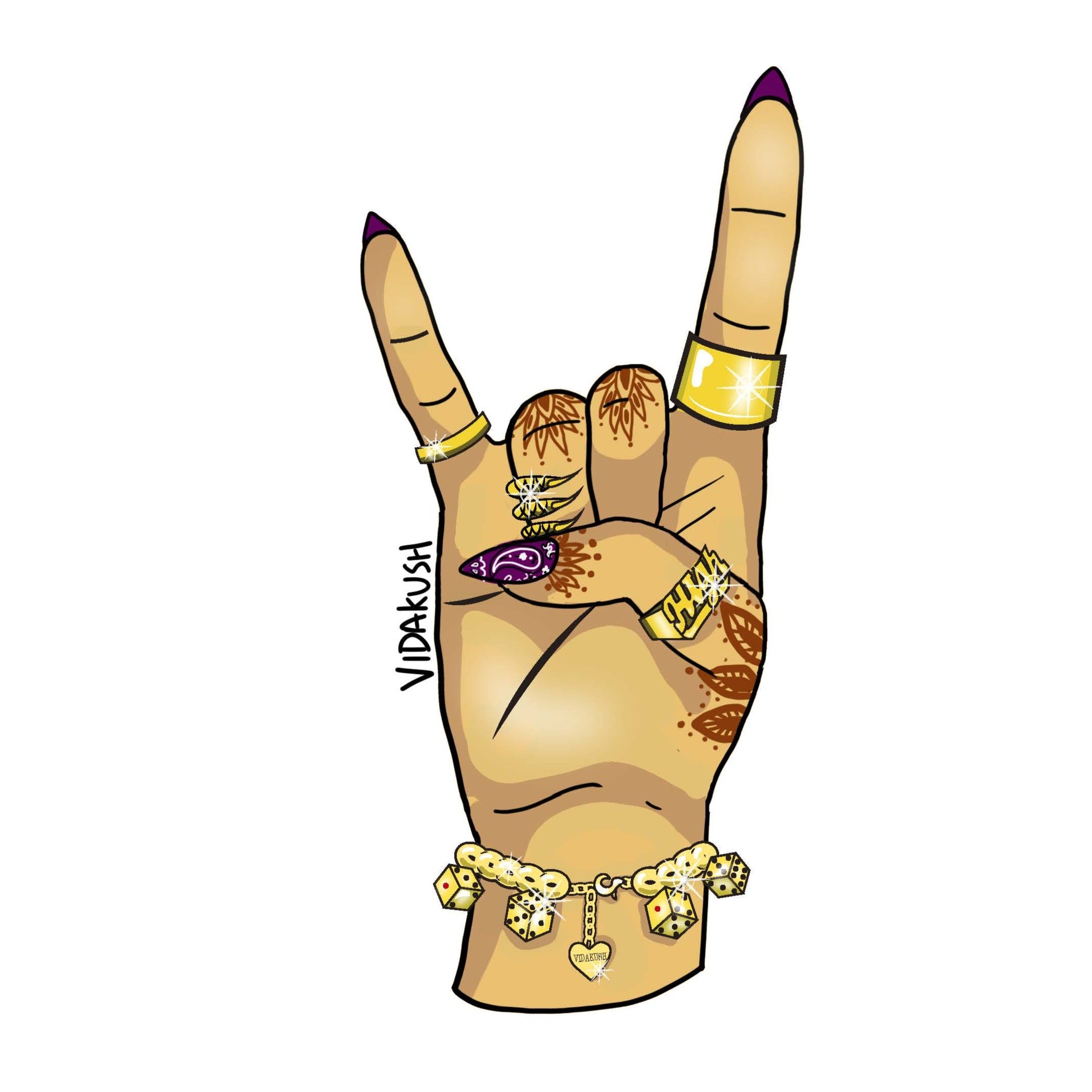 Rock On Sticker